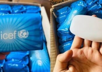 ‘Not for sale’: KP govt investigates sale of UNICEF-labelled soap in Peshawar market