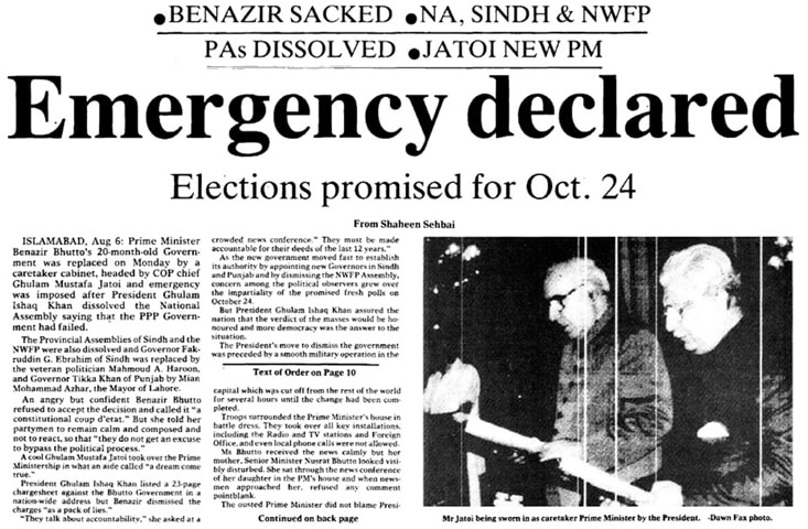 Bhutto Alleges Intelligence Role in Government Ouster, Calls Setup a Farce