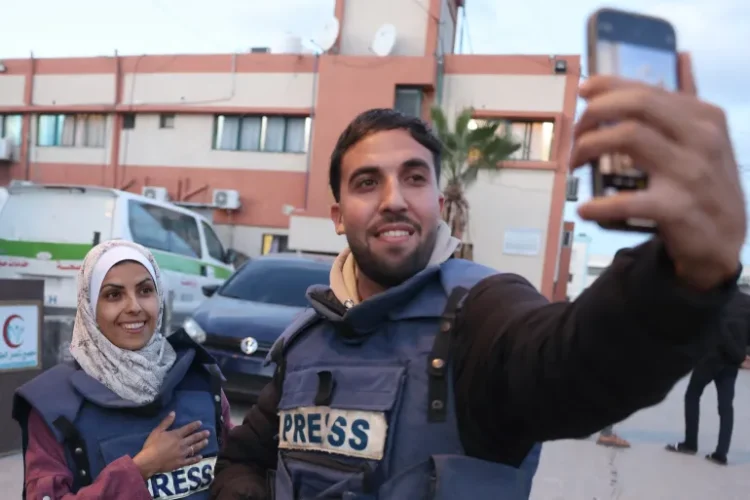Global Outcry After Israeli Strikes Kill Journalists at Gaza’s Nasser Hospital
