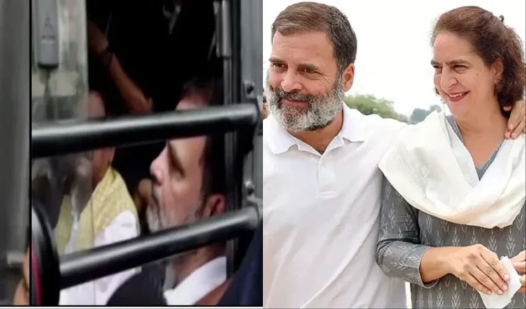 Rahul Gandhi, Opposition Leaders Detained During ‘Voter Fraud’ Protest in Delhi