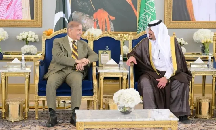 Prime Minister Shehbaz Sharif arrives in Saudi Arabia for Future Investment Initiative Summit