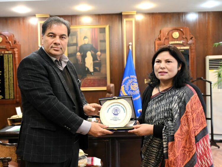 CDA Chairman Meets Nepal’s Ambassador, Discusses Urban Cooperation and Sister City Plan