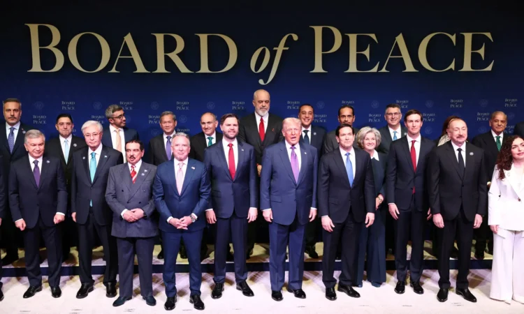 PM Shehbaz Urges End to Gaza Ceasefire Violations at Board of Peace Summit