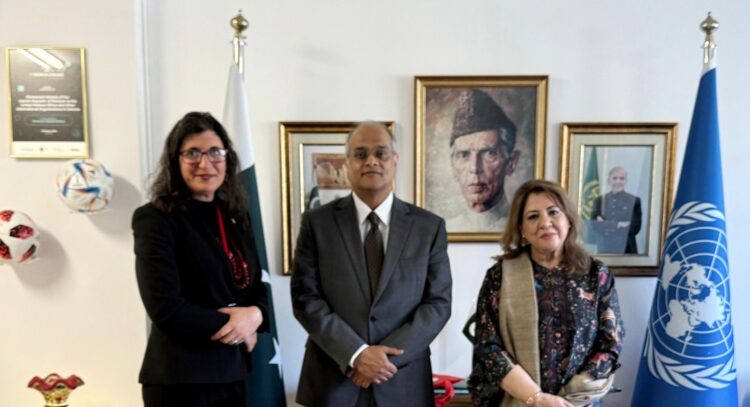 PRCS Chairperson Meets Pakistan’s Permanent Representative to the UN in Geneva to Strengthen Humanitarian Cooperation