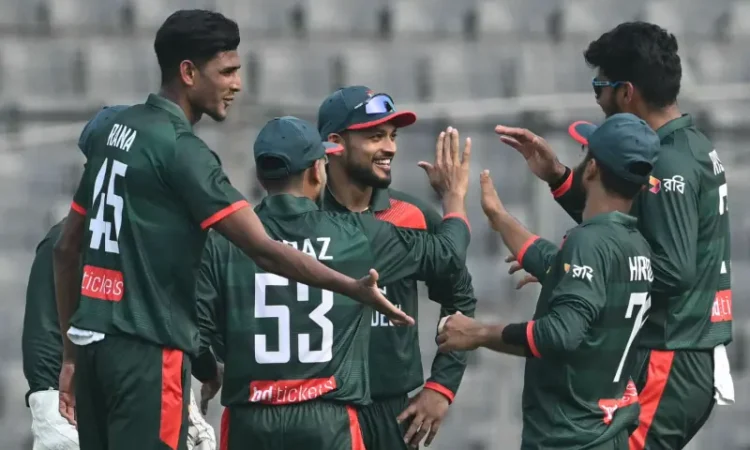 Nahid Rana’s five-wicket haul powers Bangladesh to dominant win over Pakistan in ODI series opener