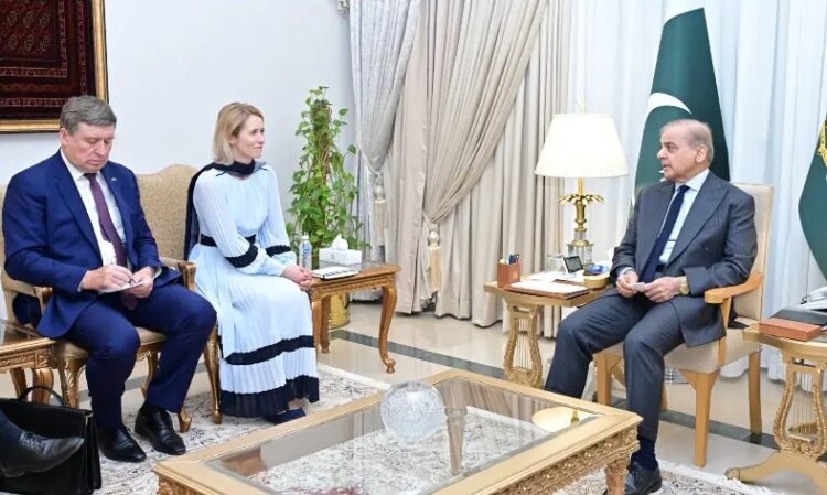 PM Shehbaz Reaffirms Commitment to Stronger Pakistan-EU Partnership During Meeting with Kaja Kallas