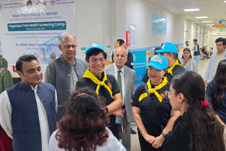Royal Thai Embassy Organises Free Medical Camp in Islamabad to Mark Thai King’s 74th Birthday