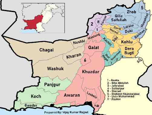 Balochistan Restructures Administrative Map, Quetta Split into East and West Districts