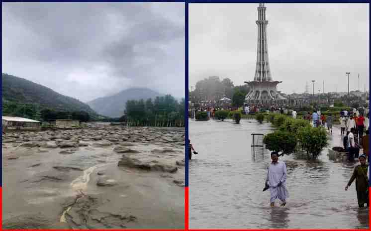 Heavy Monsoon Rains Flood Lahore, Flash Floods Devastate Gilgit-Baltistan