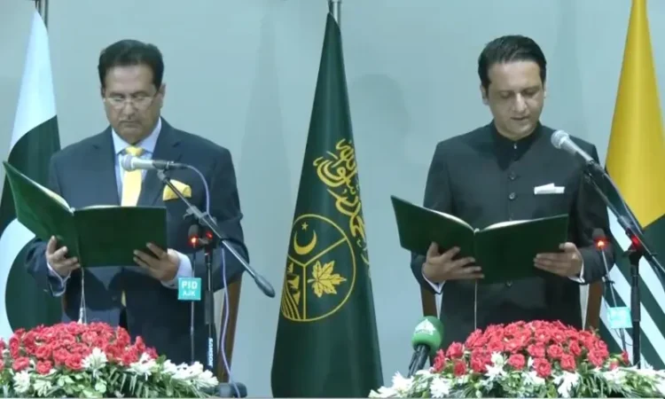 Barrister Iftikhar Gillani Sworn In as AJK Prime Minister