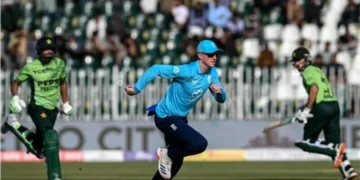 Arafat Minhas Stars with Bat and Ball as Pakistan Thrash England by 87 Runs